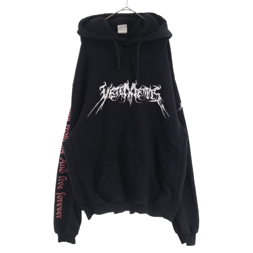 VETEMENTS (ヴェトモン) 17AW TOTAL FUCKING DARKNESS HOODED トータル
