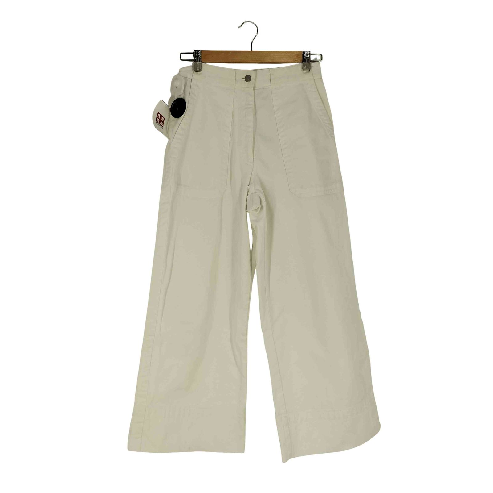 DRIES VAN NOTEN デニムパンツ 白 2007725J0114 ドリスヴァンノッテン DRIES VAN NOTEN ベイカーポケット ワイド