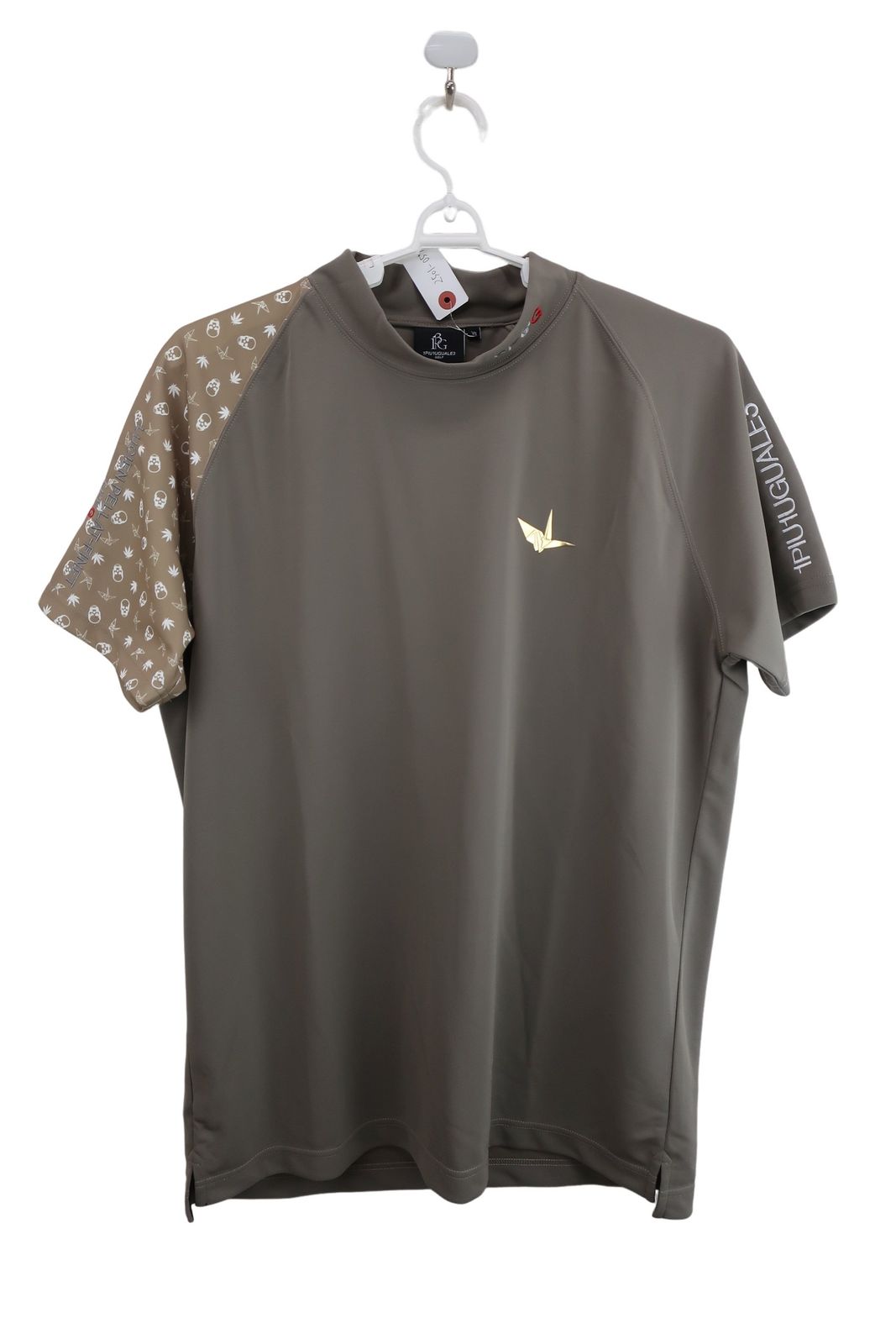 美品】1PIU1UGUALE3(ウノピゥウノウグァーレトレ) 半袖モックネック