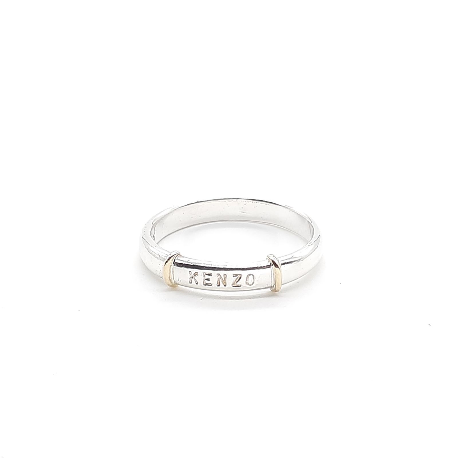 KENZO ケンゾー リング K18 SILVER 925 シルバー コンビ ロゴ