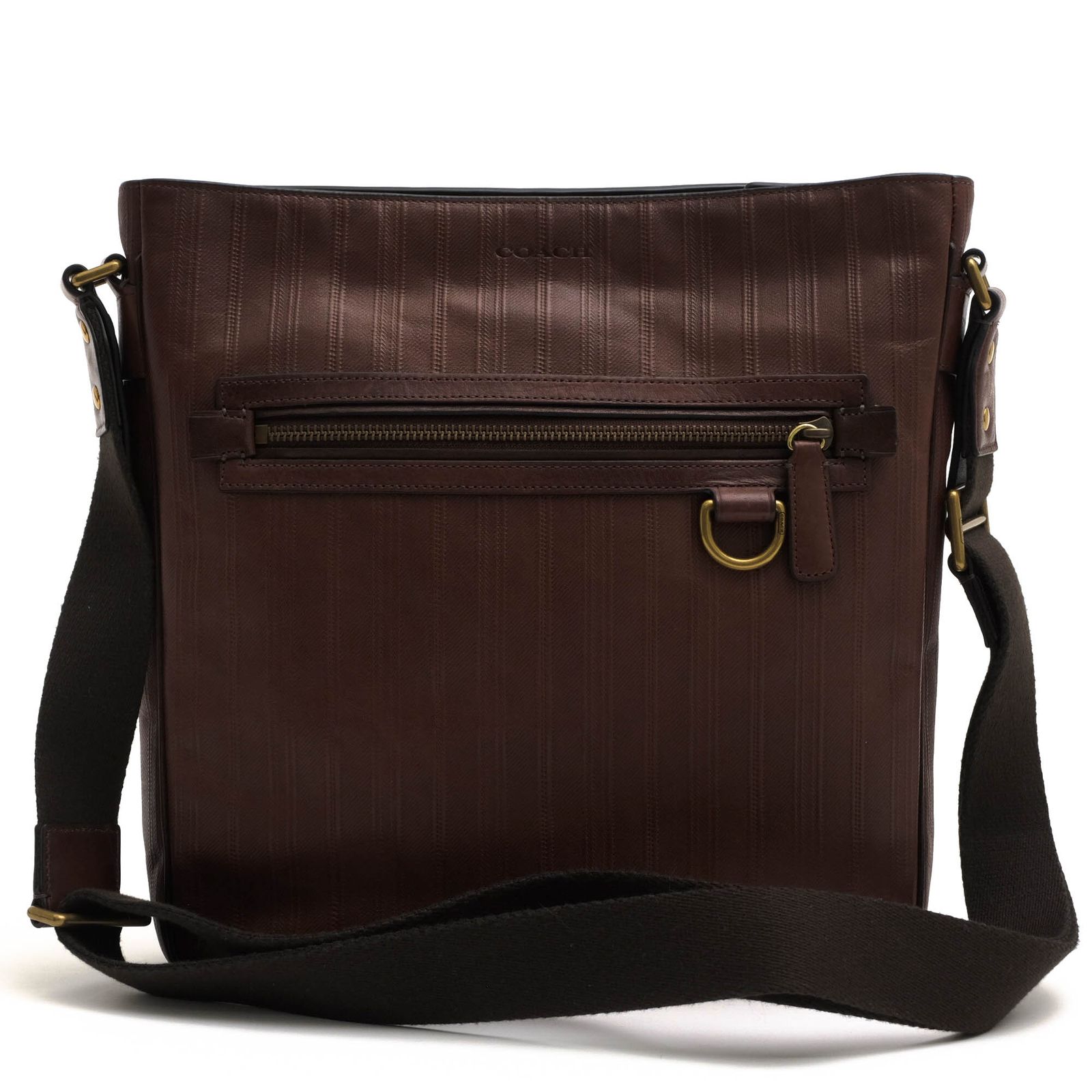 コーチ／COACH バッグ ショルダーバッグ 鞄 メンズ 男性 男性用 レザー 革 本革 ブラウン 茶  70526 ブリーカー エンボスド フィールド バッグ X クロスボディ ボディバッグ