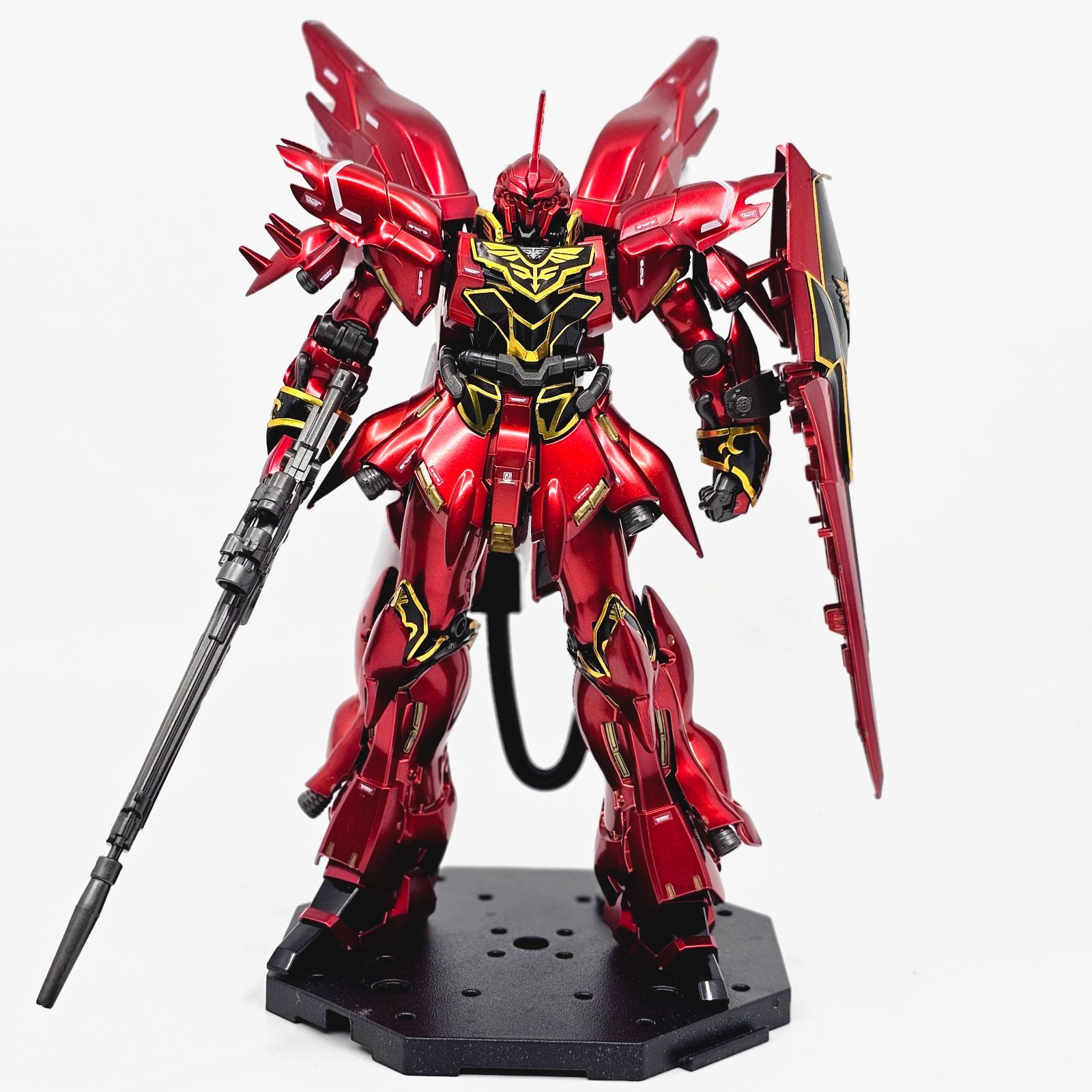 HG シナンジュ チタニウムフィニッシュ ガンプラ リユース品