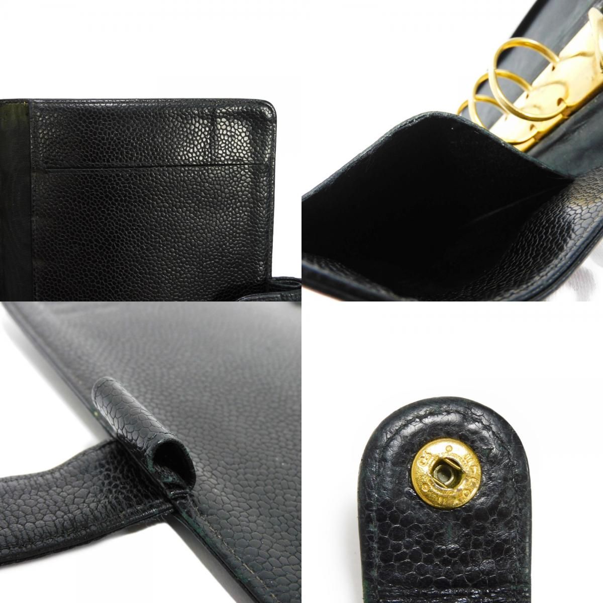 CHANEL シャネル ココマーク アジェンダ MM カーフ 6穴式 スナップ  