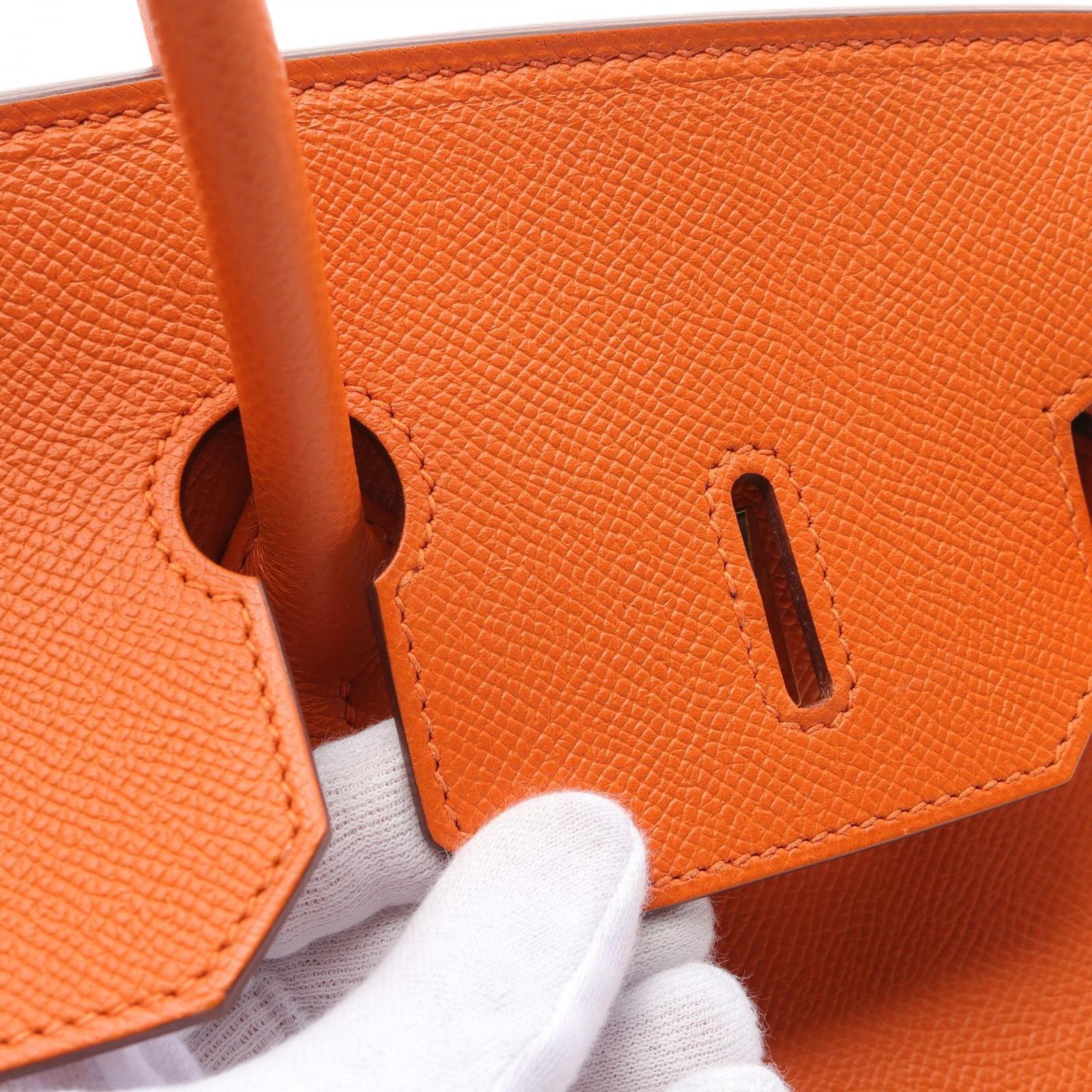 エルメス HERMES ハンドバッグ バーキン35 041702CC マンゴー レザー 