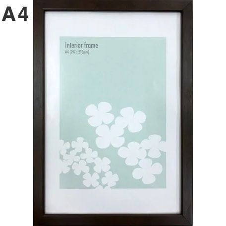 【A4】BICOSYA | インテリアフレーム | 木製額縁 | A4サイズ (brown) Interior Frame 茶色 ブラウン ギフト 誕生日プレゼント フレーム インテリア ポスターフレーム おしゃれ フレーム 額 北欧 木製 ウッドフレーム