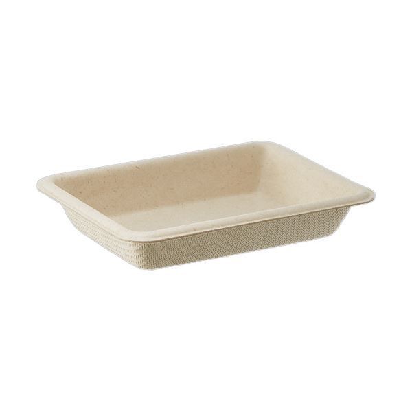 (まとめ）アヅミ産業 紙製小皿 未晒8E18-22 1パック（100枚）【×10セット】