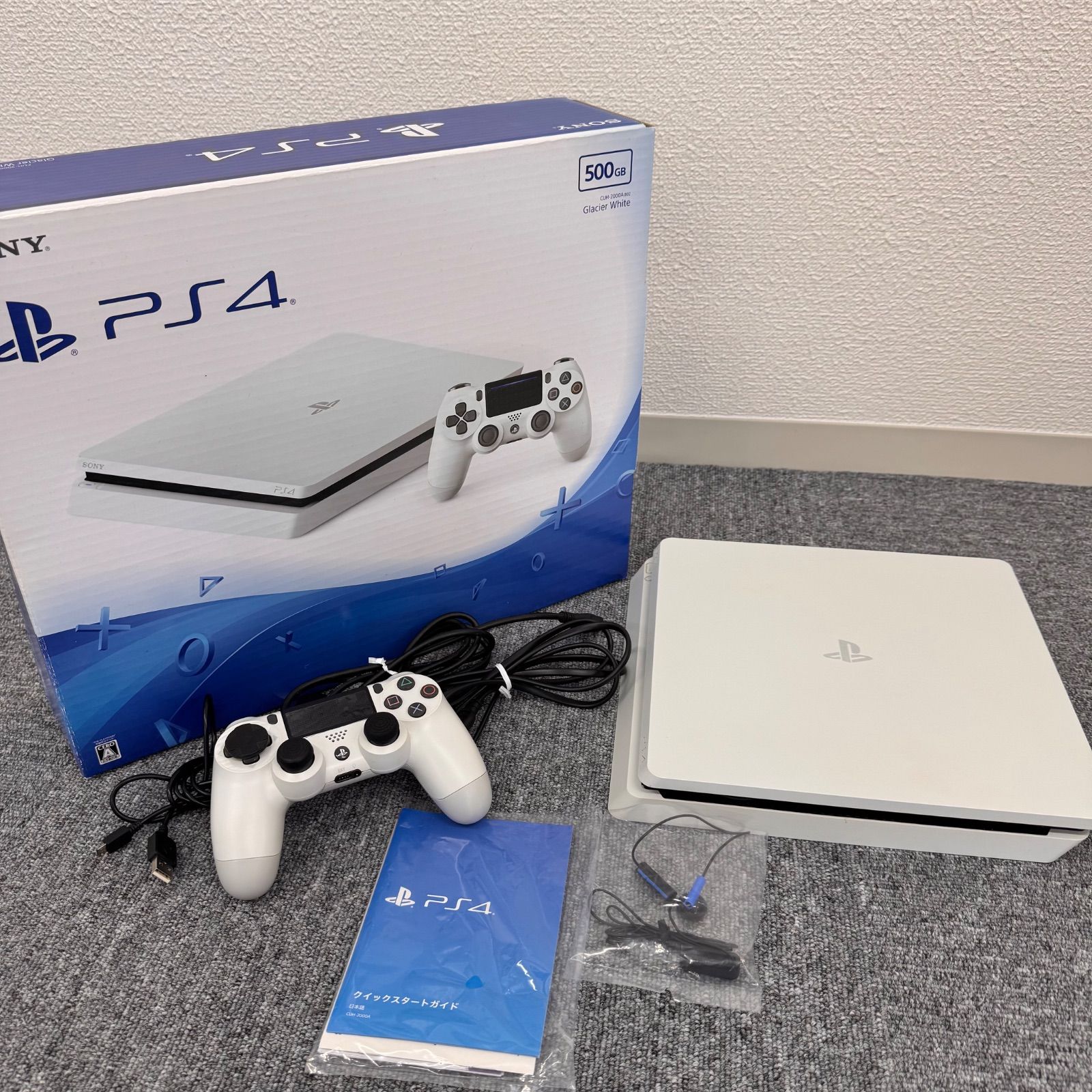 美品】SONY PS4 Slim ホワイト 500GB - メルカリ