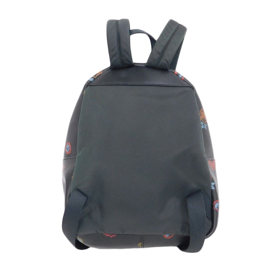 極美品✨　コーチ　リュック　花柄　ブラック　レザー　ミニリュック　22234 COACH - 希少 COACH フラワードック バックパック リュック 花柄