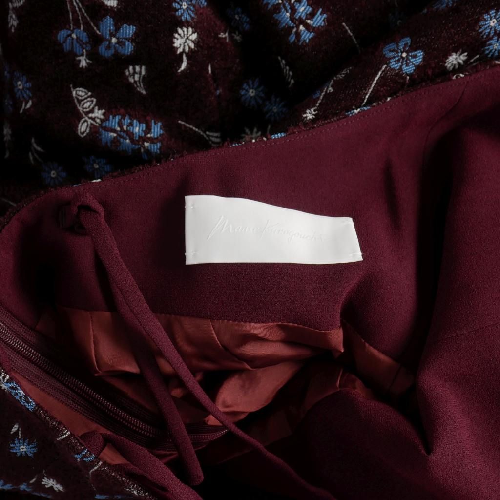 Mame Kurogouchi フローラルジャカードジャンプスーツ mame kurogouchi マメ クロゴウチ 24SS Floral Pattern Acetate Rayon