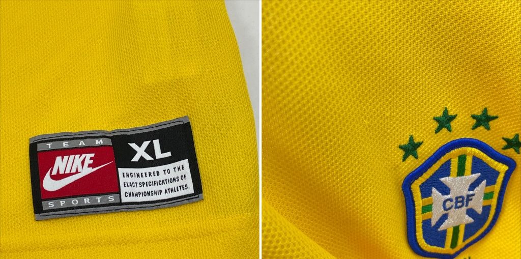 【XL】Nike 1998ブラジル代表 リイシューユニフォーム ロナウド Brazil 1998 Reissue Men's Nike Football Replica Shirt. Nike ID