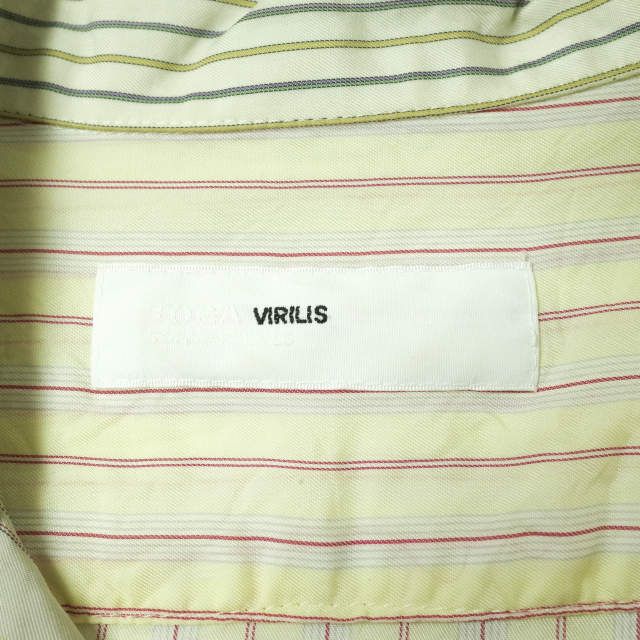 TOGA VIRILIS トーガビリリース 20SS 日本製 Cupra Stripe Shirts S/S