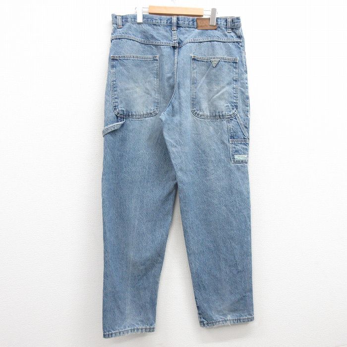 W38/古着 ゲス GUESS ペインター パンツ メンズ 90s ヒゲ W38/古着 ゲス GUESS ペインター パンツ メンズ 90s ヒゲ