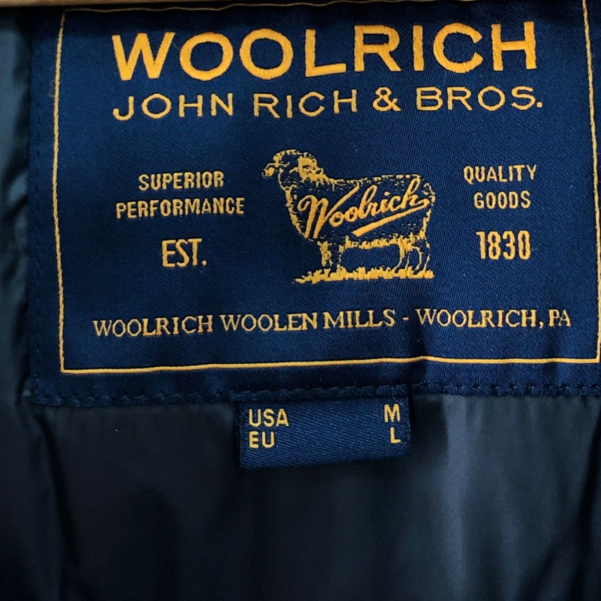 ▽▽WOOLRICH ウールリッチ ダウンジャケット WOCPS2708D ブラック