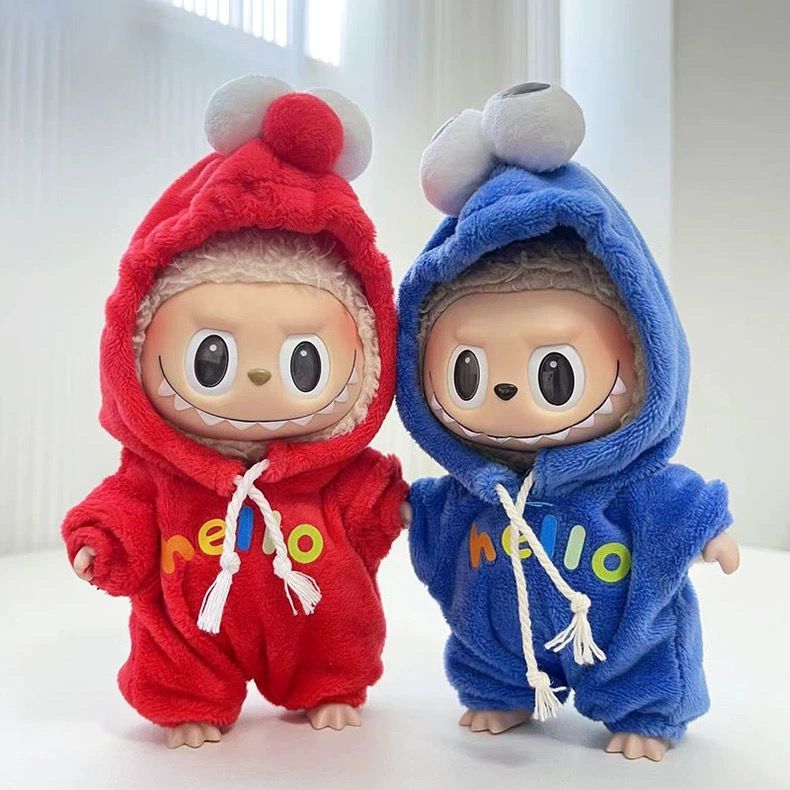 【2着セット】LABUBU ラブブ 着ぐるみ服 ぬい服 着せ替え服 2着セット】LABUBU ラブブ 着ぐるみ服 ぬい服 着せ替え服の通販