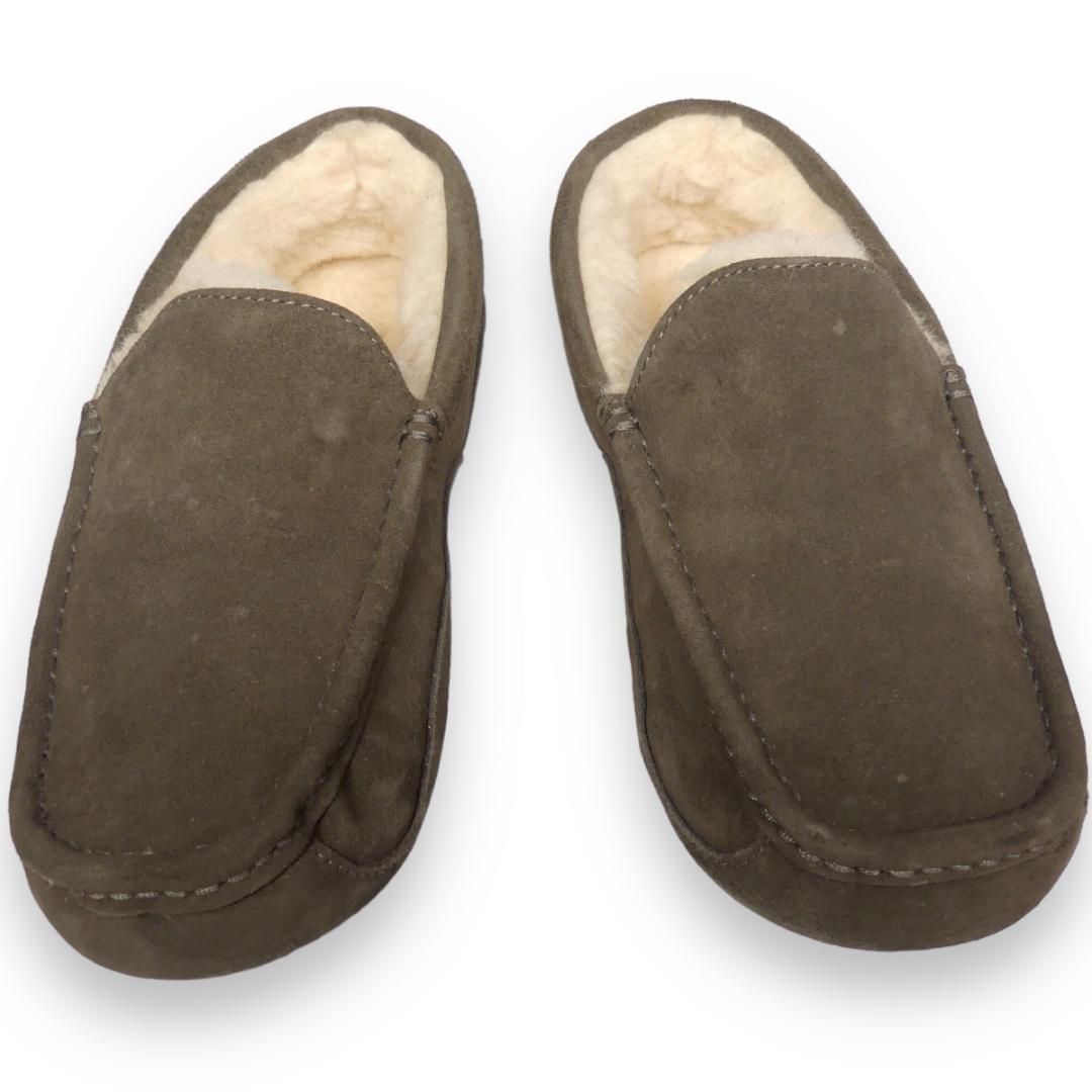 UGG アグ スリッポン カーキ モカシン ローファー 26 メンズHH9429