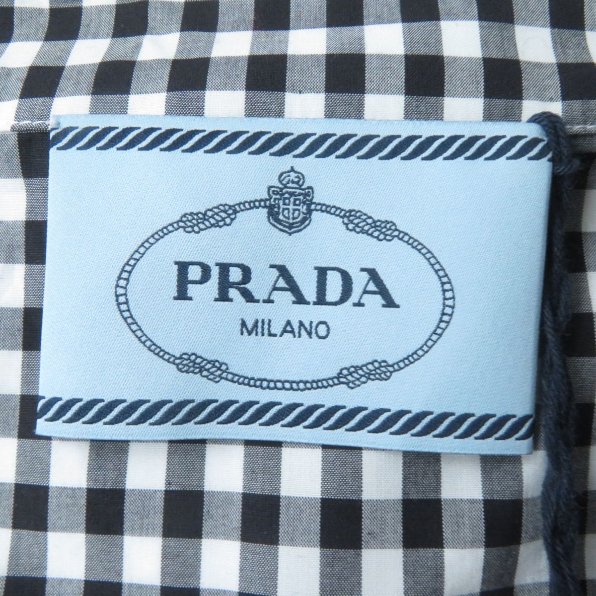 未使用品☆正規品 PRADA プラダ 2018 P37C1R ギンガムチェック ベルト 