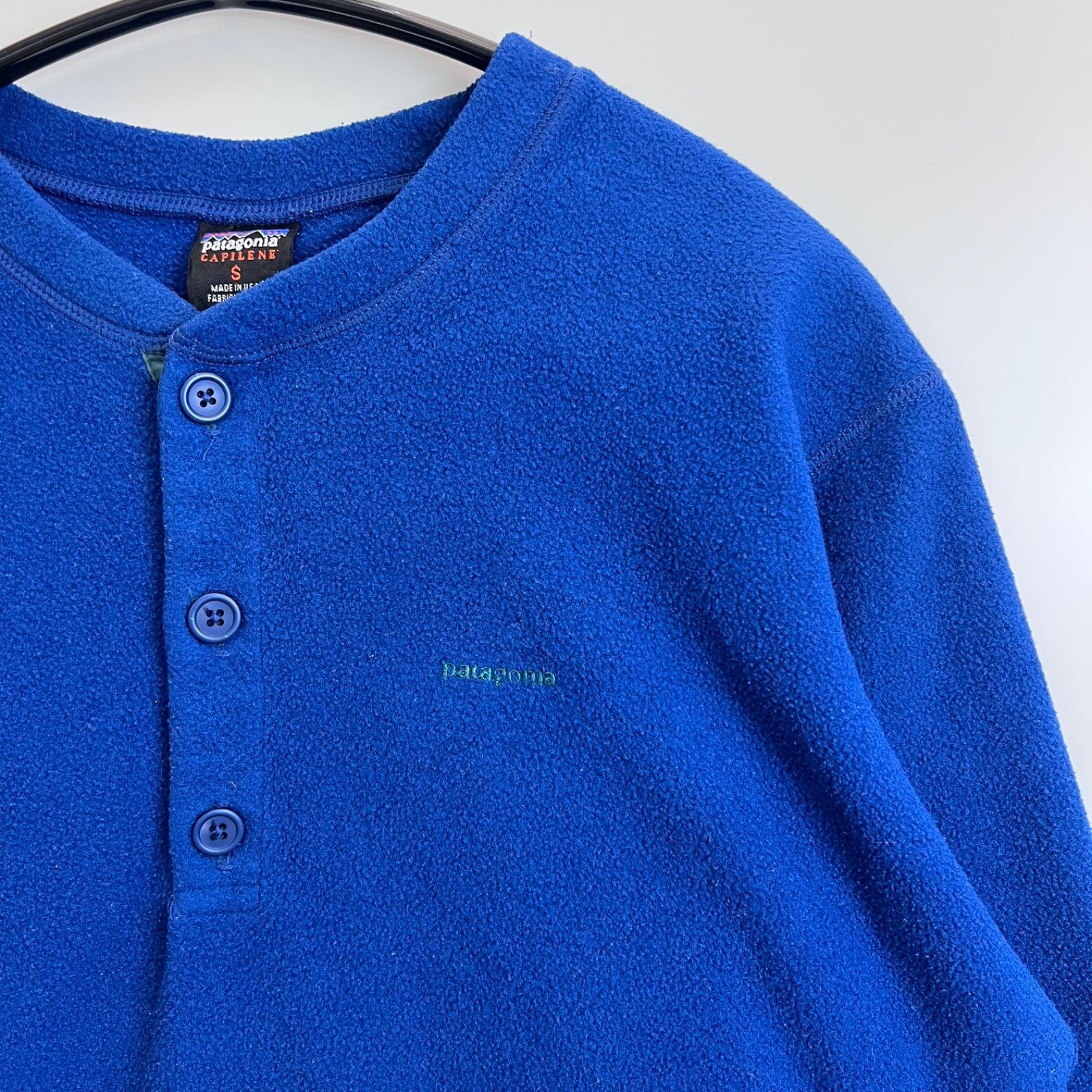 patagonia 90s USA CAPILENE henry fleece top S パタゴニア キャプ
