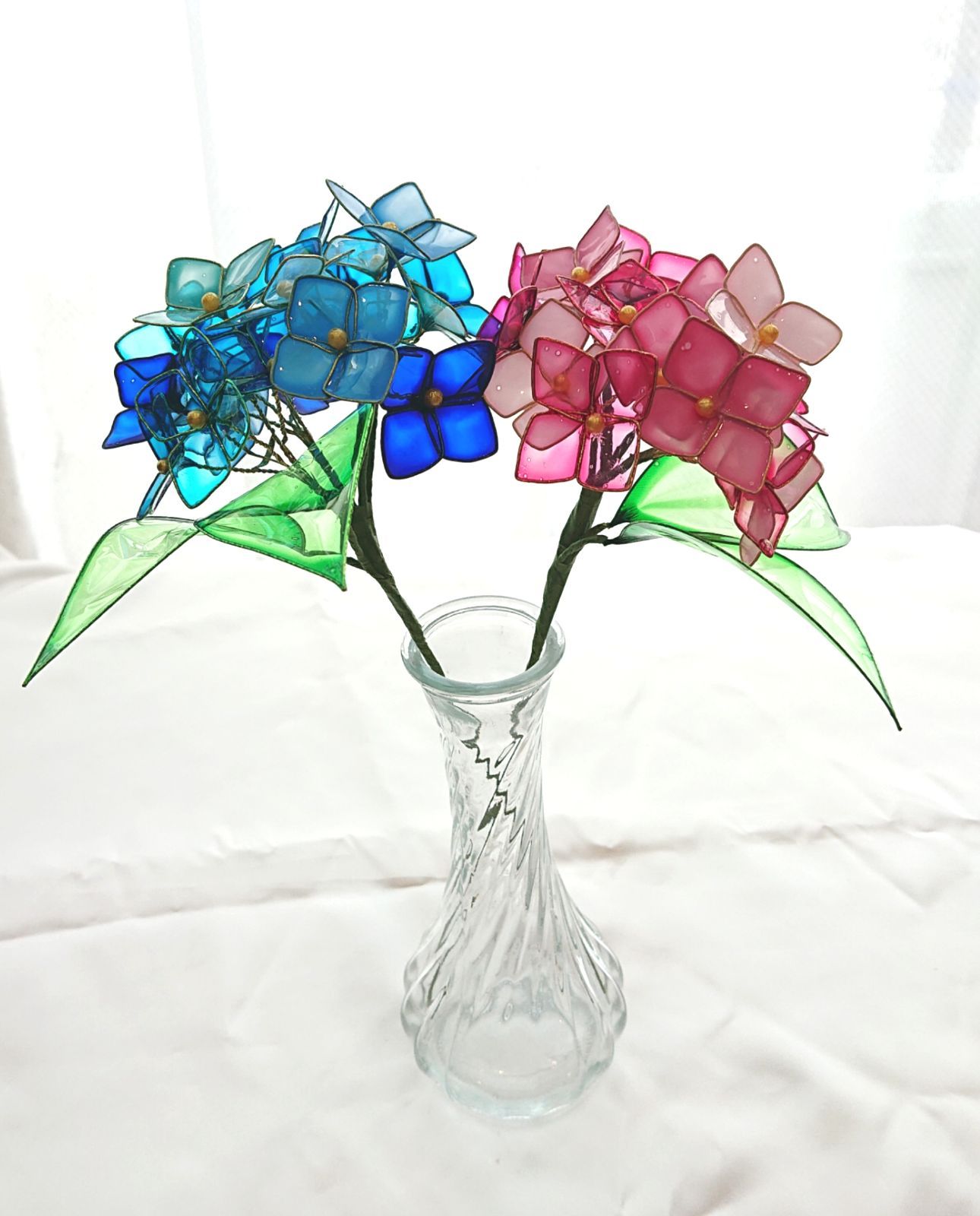 紫陽花 4本セット アメリカンフラワー インテリアフラワー 造花