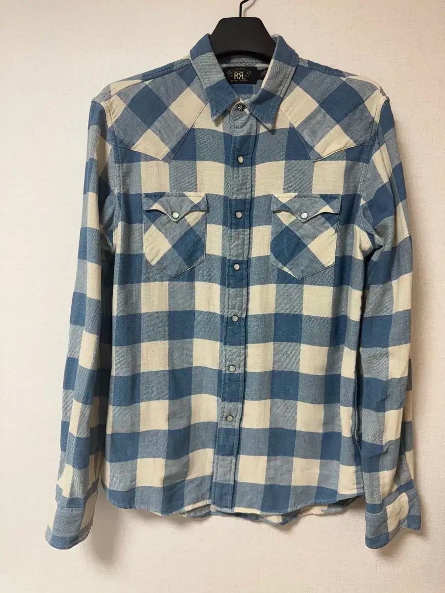 L RRL スリムフィット チェック柄 ツイル ウエストン シャツ ダブルアールエル