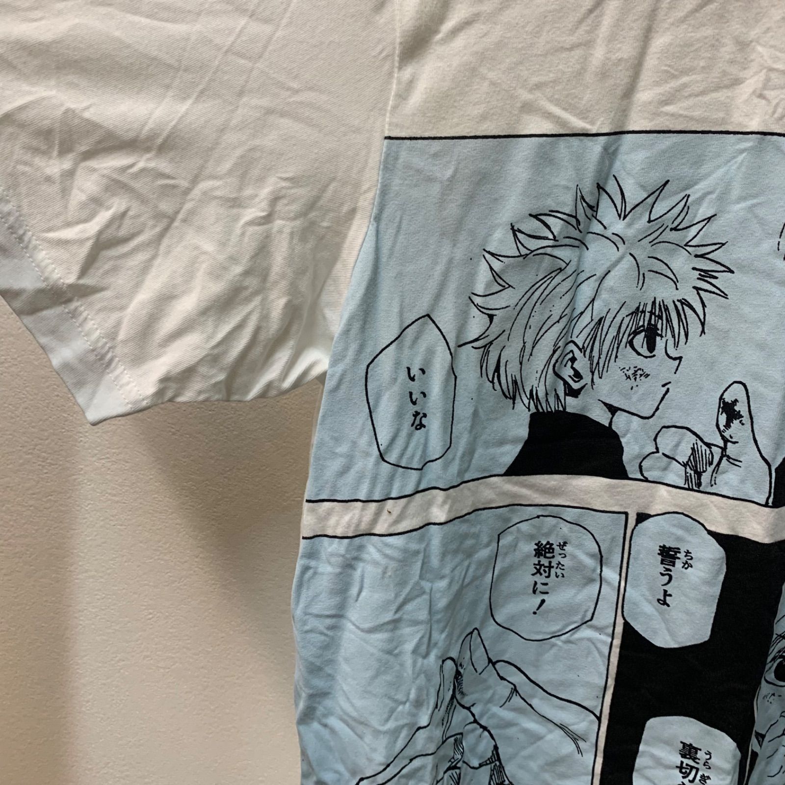 NPA】HUNTER×HUNTER ユニクロ キルア シルバ Tシャツ Mサイズ