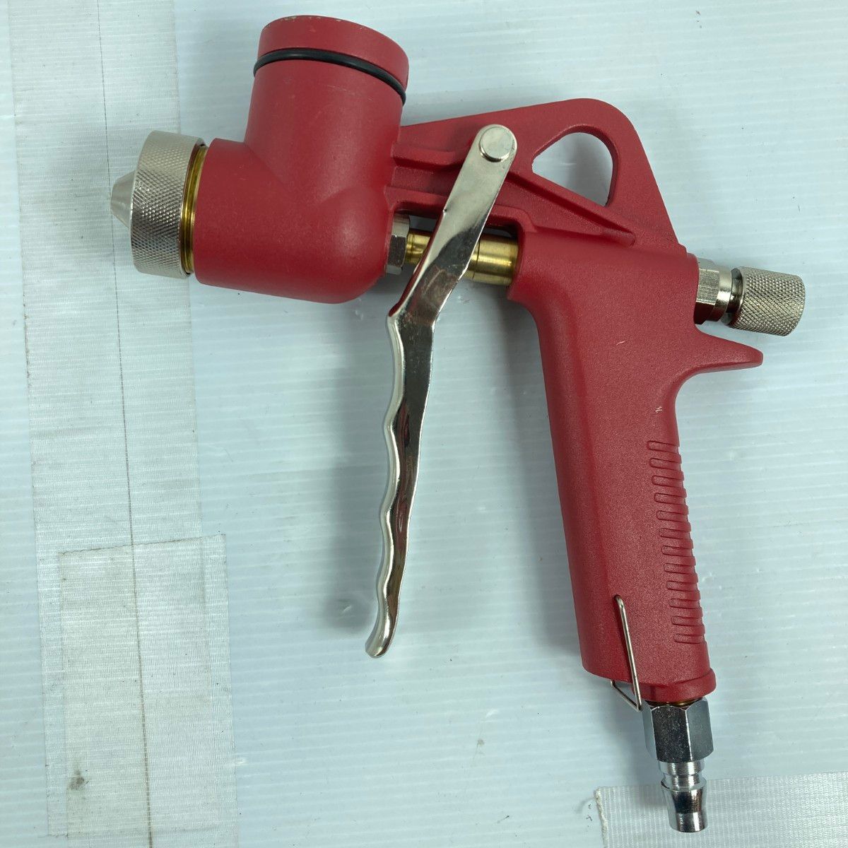 ＊＊VOYLET スプレーガンAIR TEXTURE HOPPERR CUP GUN FR-300 レッド×シルバー