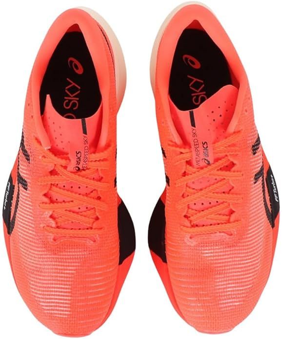 アシックス ASICS ランニングシューズ メタスピードスカイパリ レッド .600 スニーカー 軽量 反発性 クッション性 レース