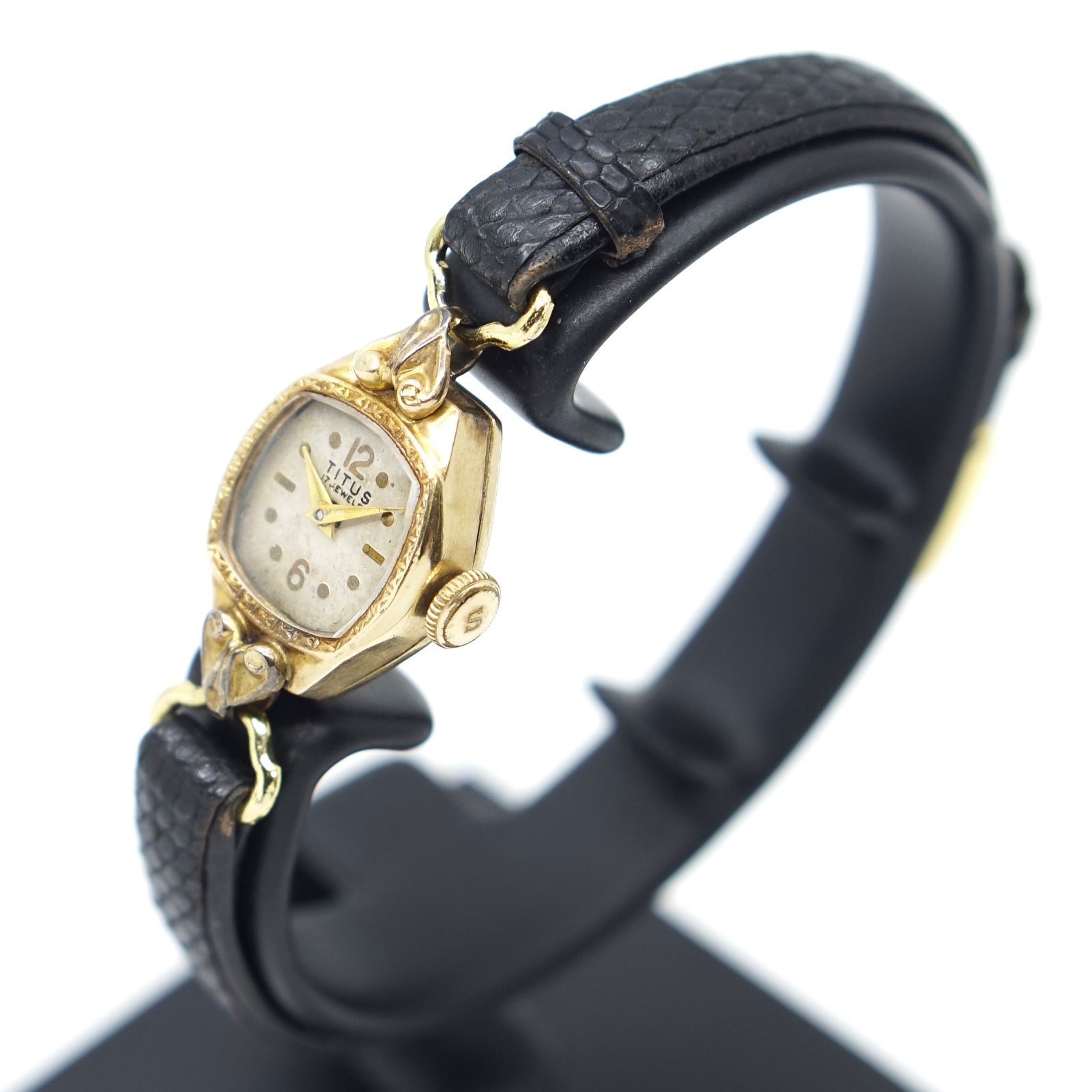 14金】TITUS タイタス 17JEWELS 39256 手巻き OH済み W0185 - メルカリ