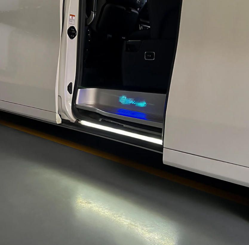 適用15-22款トヨタエルファー30系中門敷居ウェルカムライトウィルファー雰囲気灯サイドスカート灯