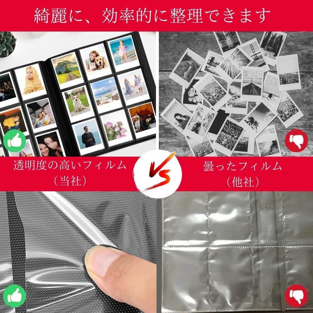 ピンク チェキ用ポラロイド用ミニアルバム