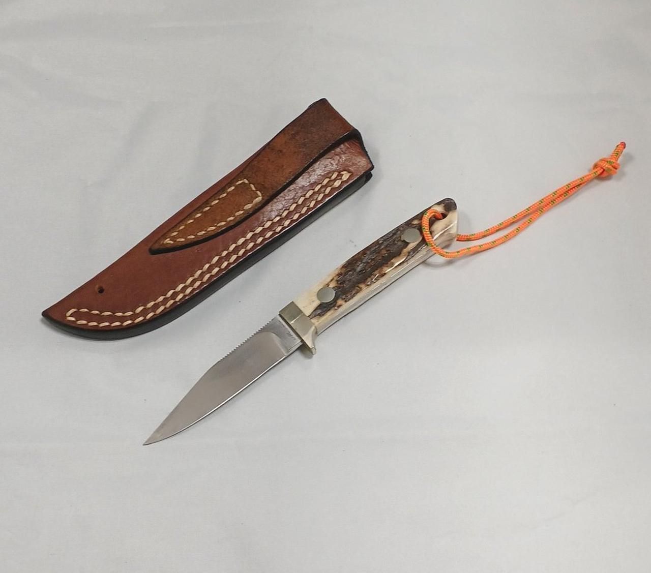 M.SAITO ナイフ 刃渡り8CM ケース付き M.SAITO Knife 8cm Blade with Case