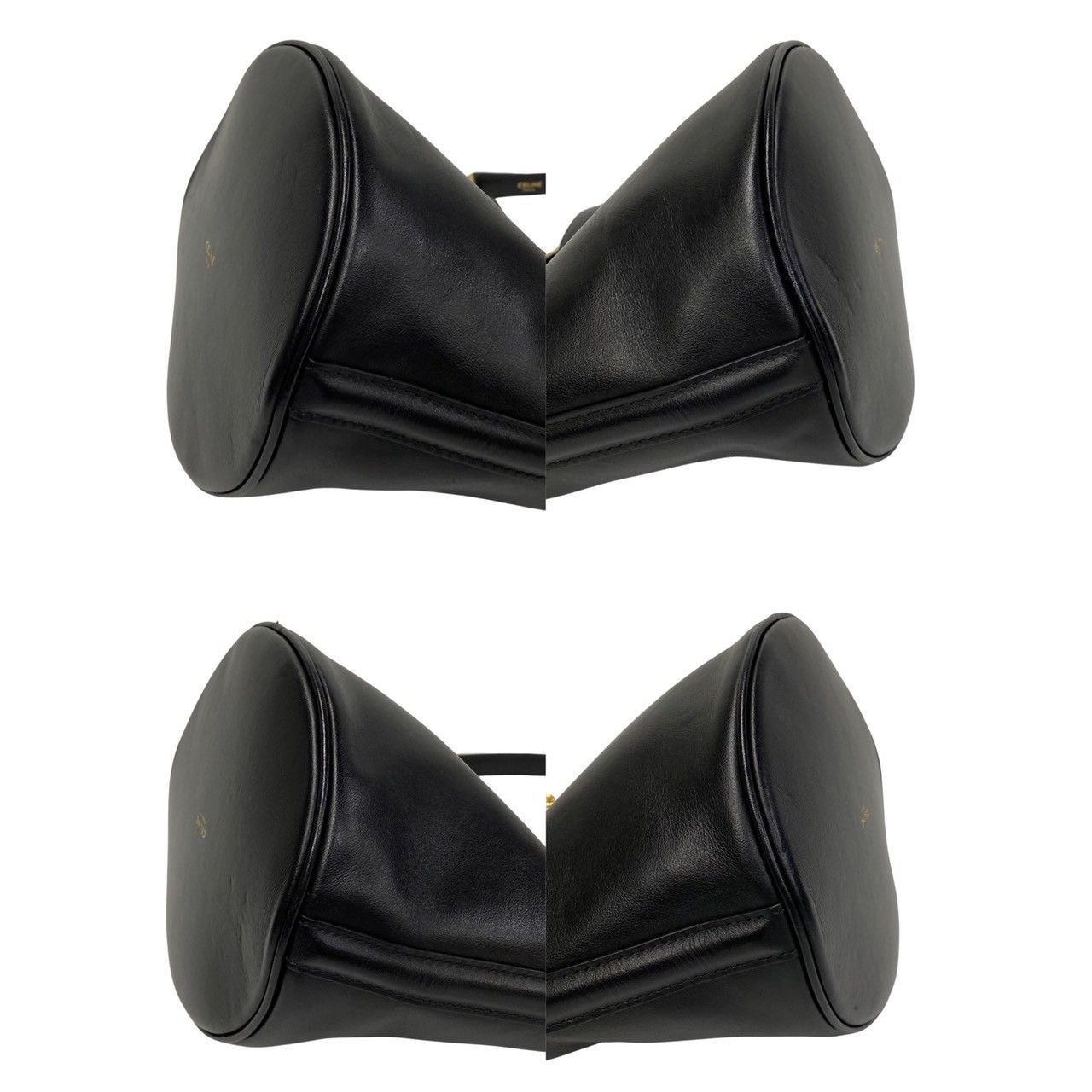 極 美品 希少品 CELINE セリーヌ バケット 16 カーフ レザー 本革 2way 