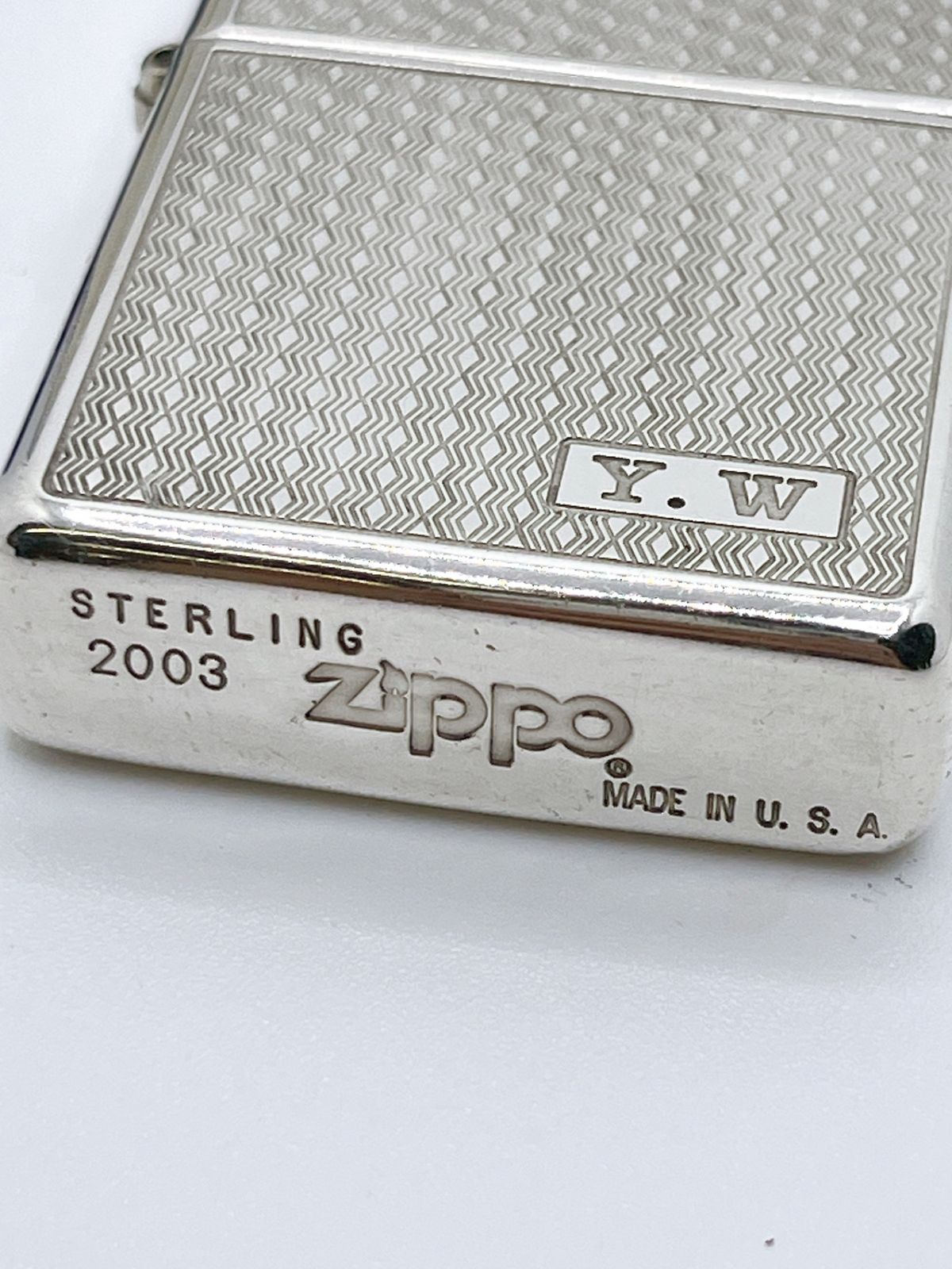 ZIPPO スターリングシルバー ジッポー STERLING SILVER 純銀 ライター 