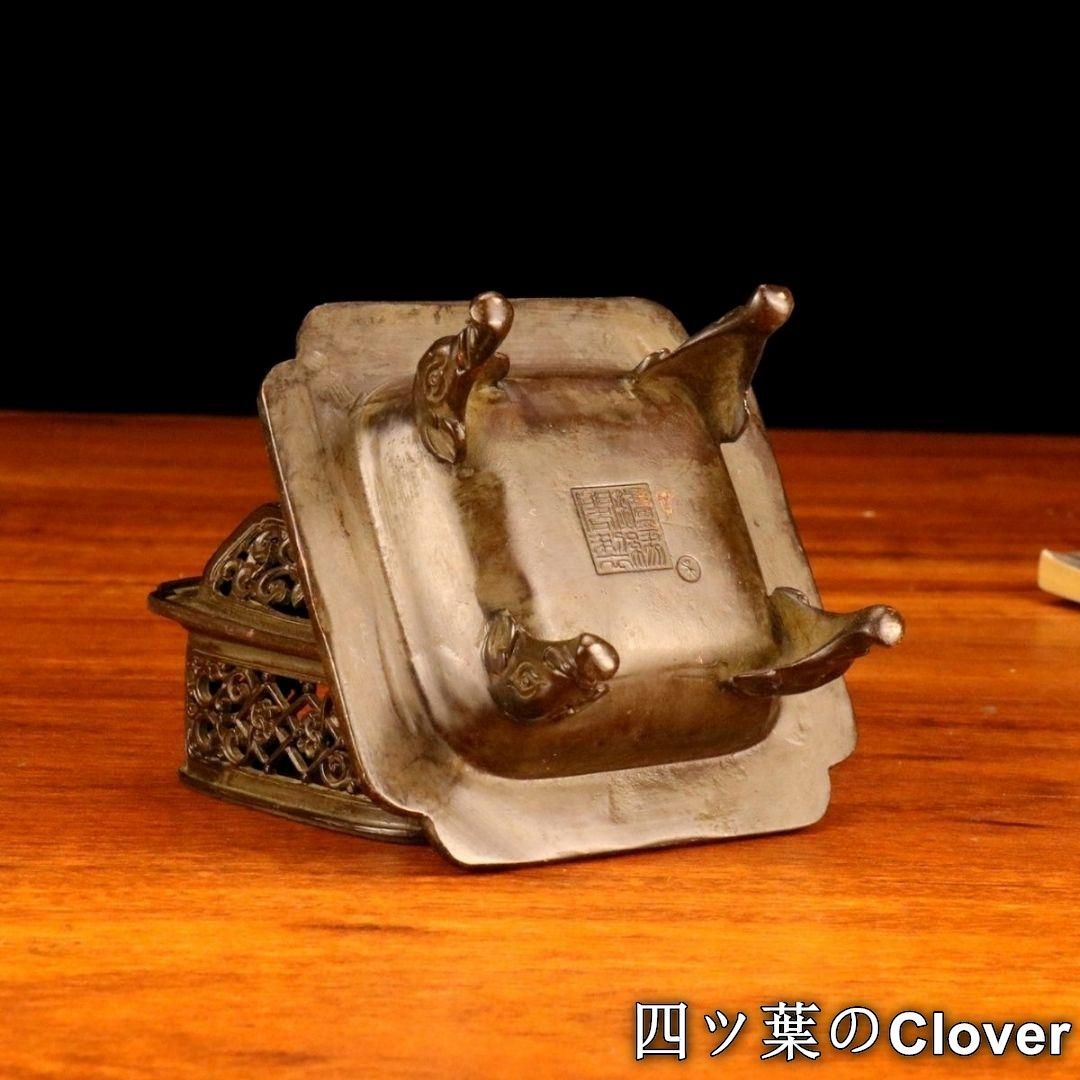 銅器 象蓋三層炉 香炉 祥雲彫花 仏堂香炉 装飾品 工芸品 置物 銅器 象蓋三層炉 香炉 祥雲彫花 仏堂香炉 装飾品 工芸品 置物 - メルカリ