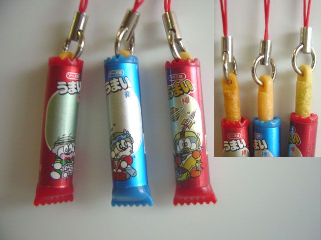 ♯Gkg16NZうまい棒にょっきりストラップ2010シークレット入10種