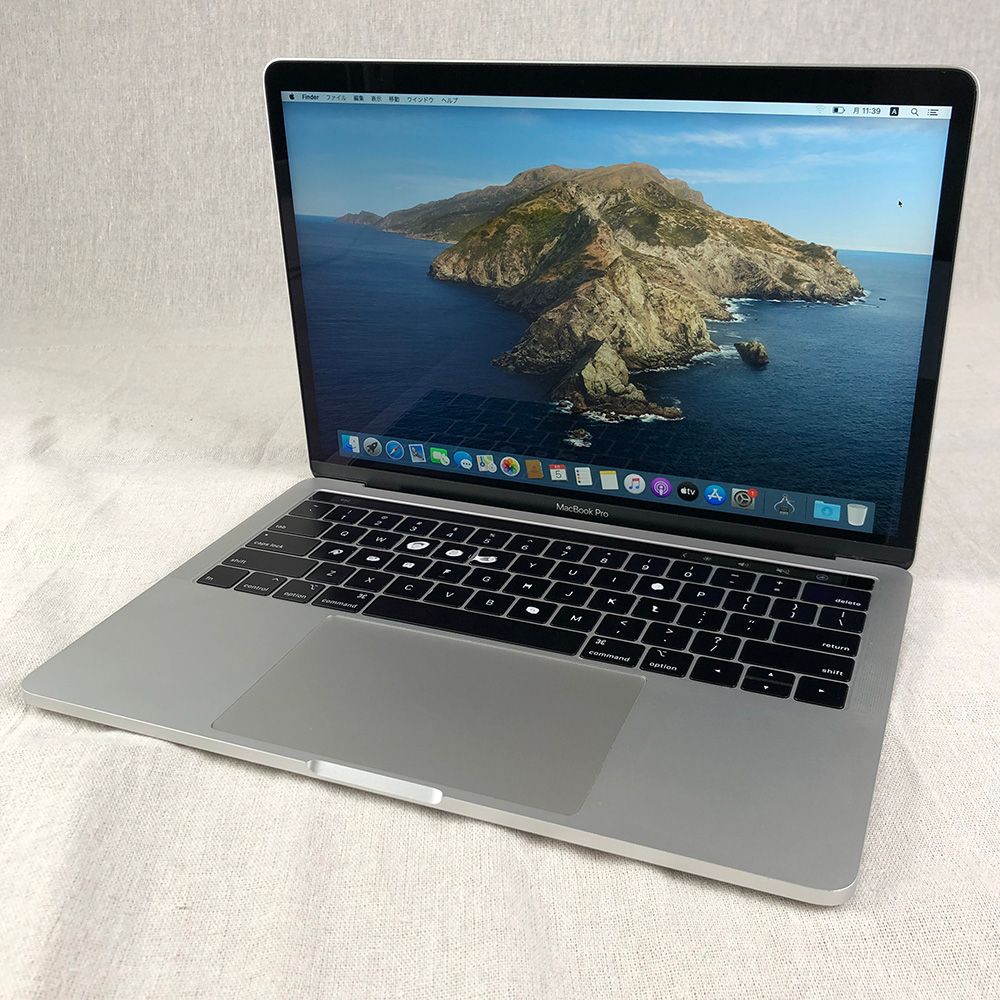 ジャンク品・本体のみApple MacBook Pro (13インチ， 2018， 4xThunderbolt 3 Ports) 【i5・16GB・256GB】画面割れ 他　A1989 EMC3214/LT-JUNK-241054（245429）