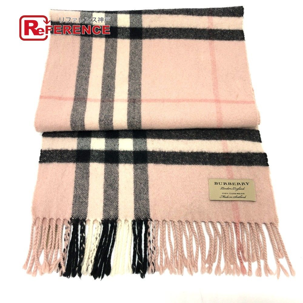 BURBERRY　バーバリー　マフラー　カシミヤ BURBERRY バーバリー マフラー ロゴ 3994133 カシミヤ - メルカリ