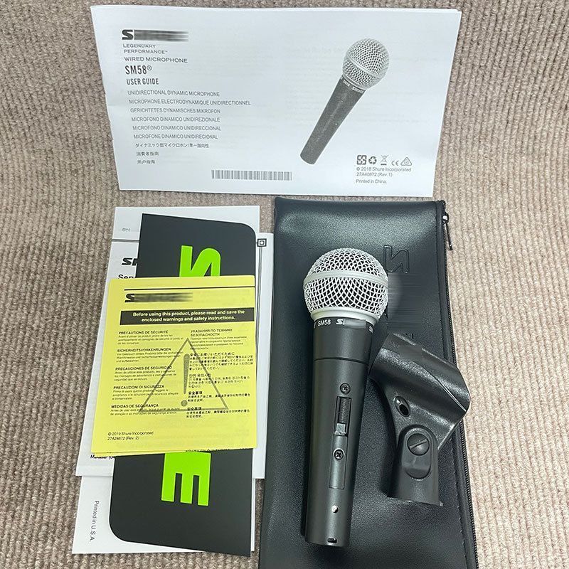 新品未使用 SHURE SM58-S ダイナミックマイク - メルカリ