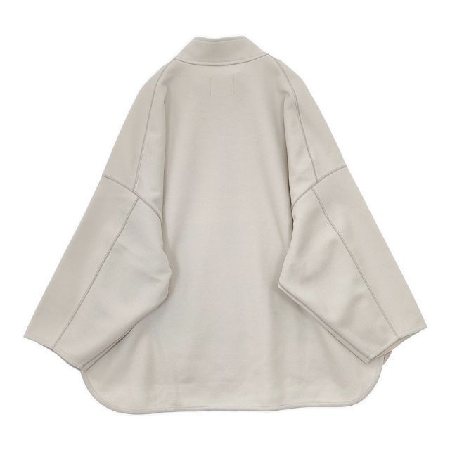鮮烈な CAFUNE zip up poncho pullover ハーフジップ ジャケット ブルゾン ライトベージュ レディース カフネ 5-0924T∞ 嬉しい