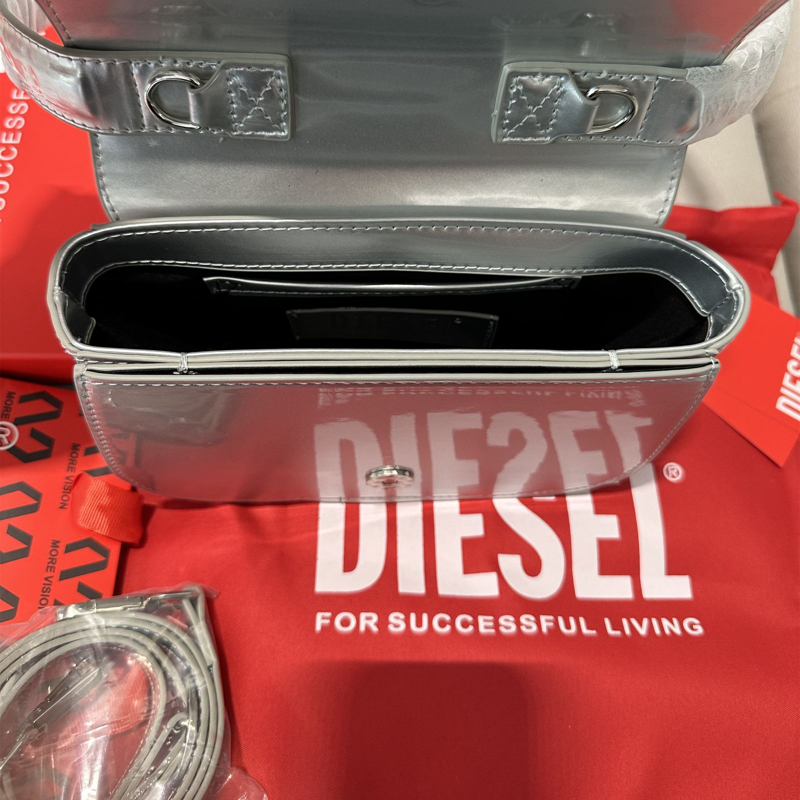 新品未使用 DIESELディーゼル 1DR キャンバス ショルダーバッグ