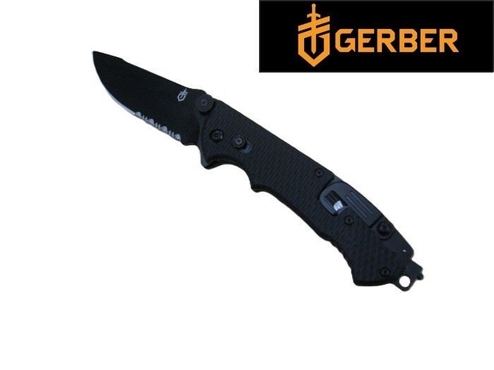 ガーバー G 22-01870 ヒンダラー CLS コンビ刃 折畳み ナイフ ブラック ステンレス鋼 GRNハンドル GERBER F HINDERER