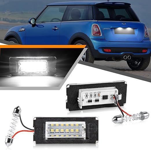 NEIFILES BMW ナンバー灯 LED R56 R57 ライセンスランプ ミニクーパー クーパーS キャンセラー内蔵 BMW MINI ミニ