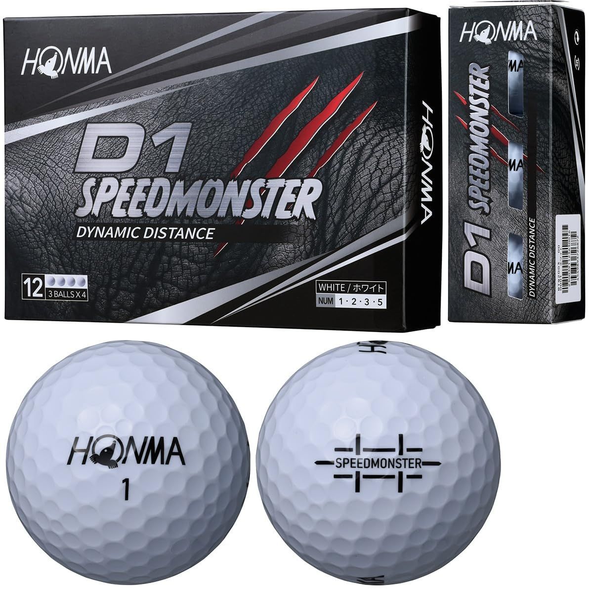 【話題】本間ゴルフ HONMA ボール D1 スピードモンスター ボール 3ダースセット 3ダース(36個入り)