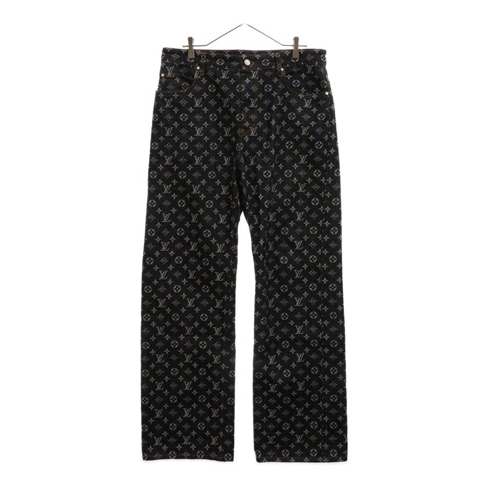 LOUIS VUITTON (ルイヴィトン) 24AW モノグラムスケートデニムパンツ RM242M UZD HRD79W インディゴブルー
