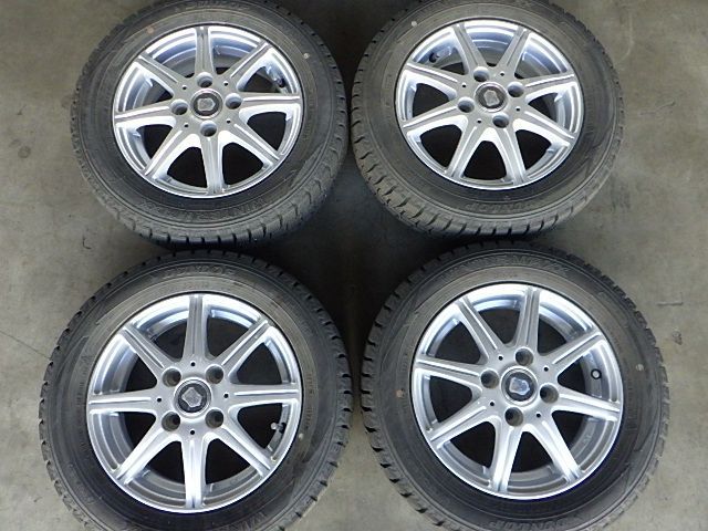 2310-165 MANARAY SPORT アルミホイール＆スタッドレスタイヤ 155 65R13 2020年 4本セット