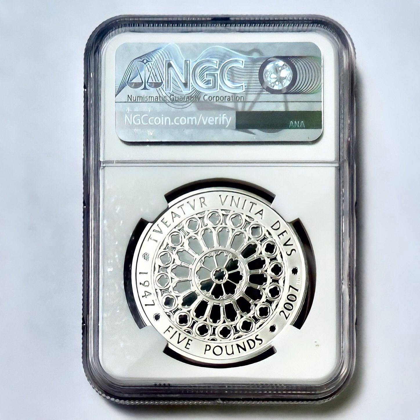 2007年 ロイヤルウエディング NGC PF70 UC 5ポンド 銀貨 貨幣 - メルカリ