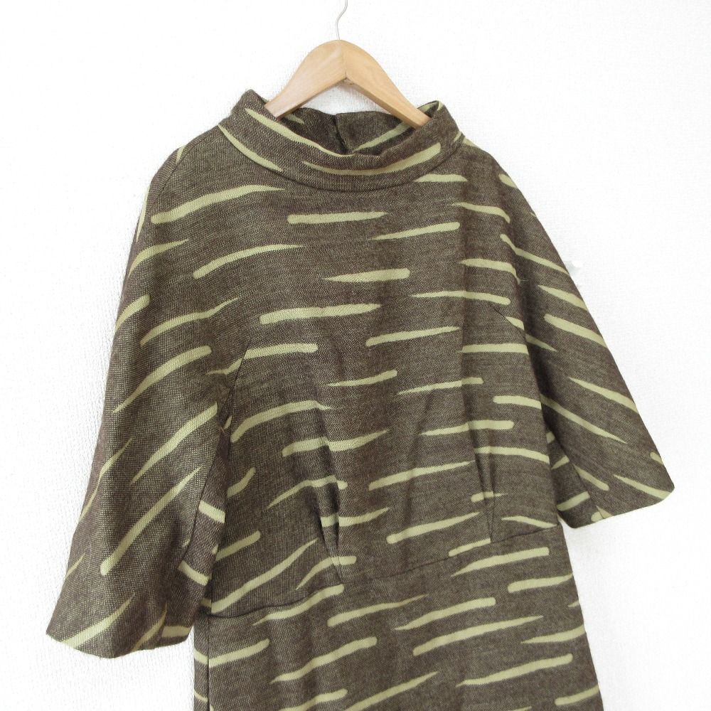 美品 mina perhonen ミナペルホネン meteor アルパカブレンド 七分袖  