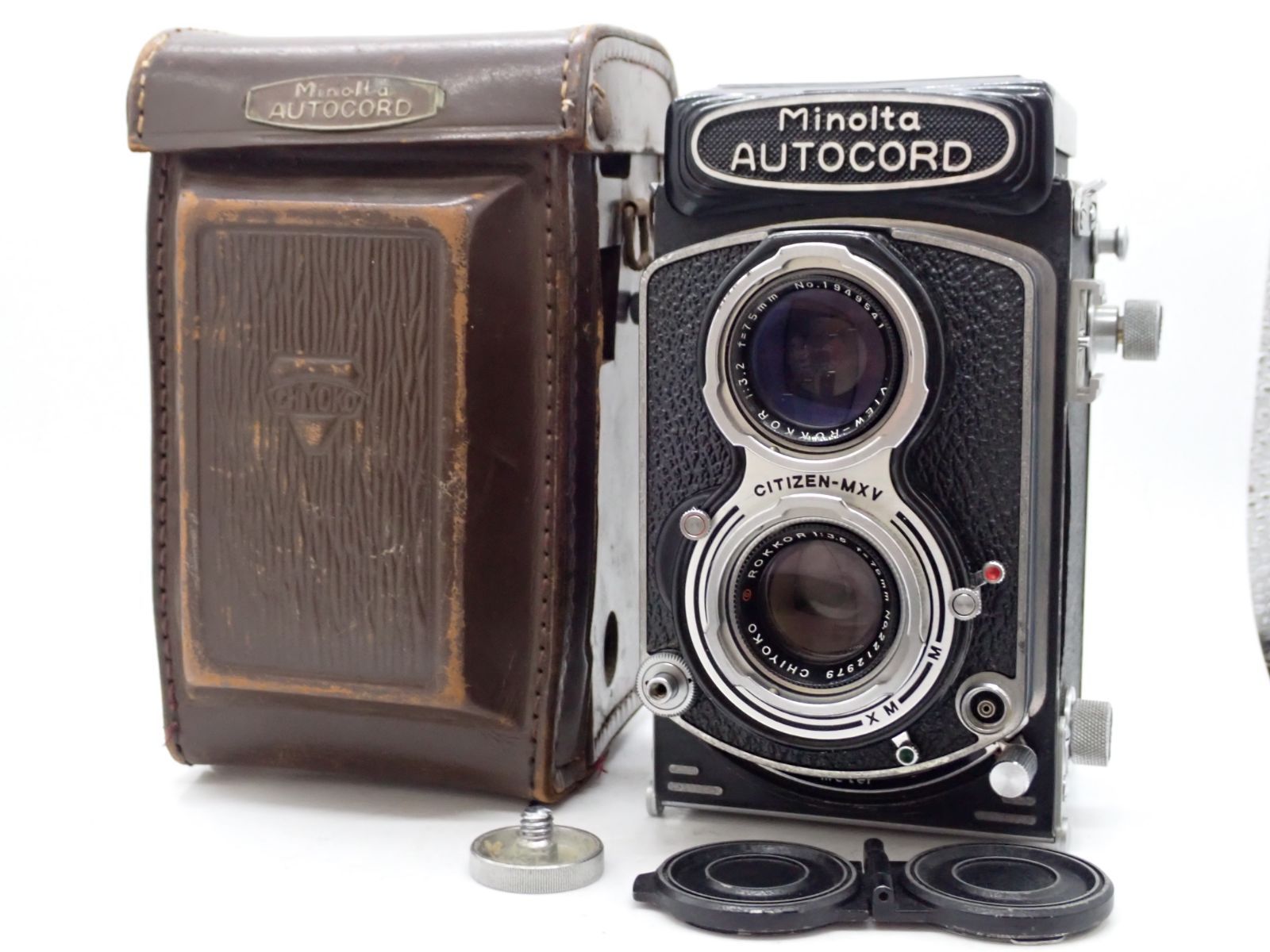 良品 MINOLTA AUTOCORD 初期型 CHIYOKO-ROKKOR 75mm f3.5 VIEW-ROKKOR