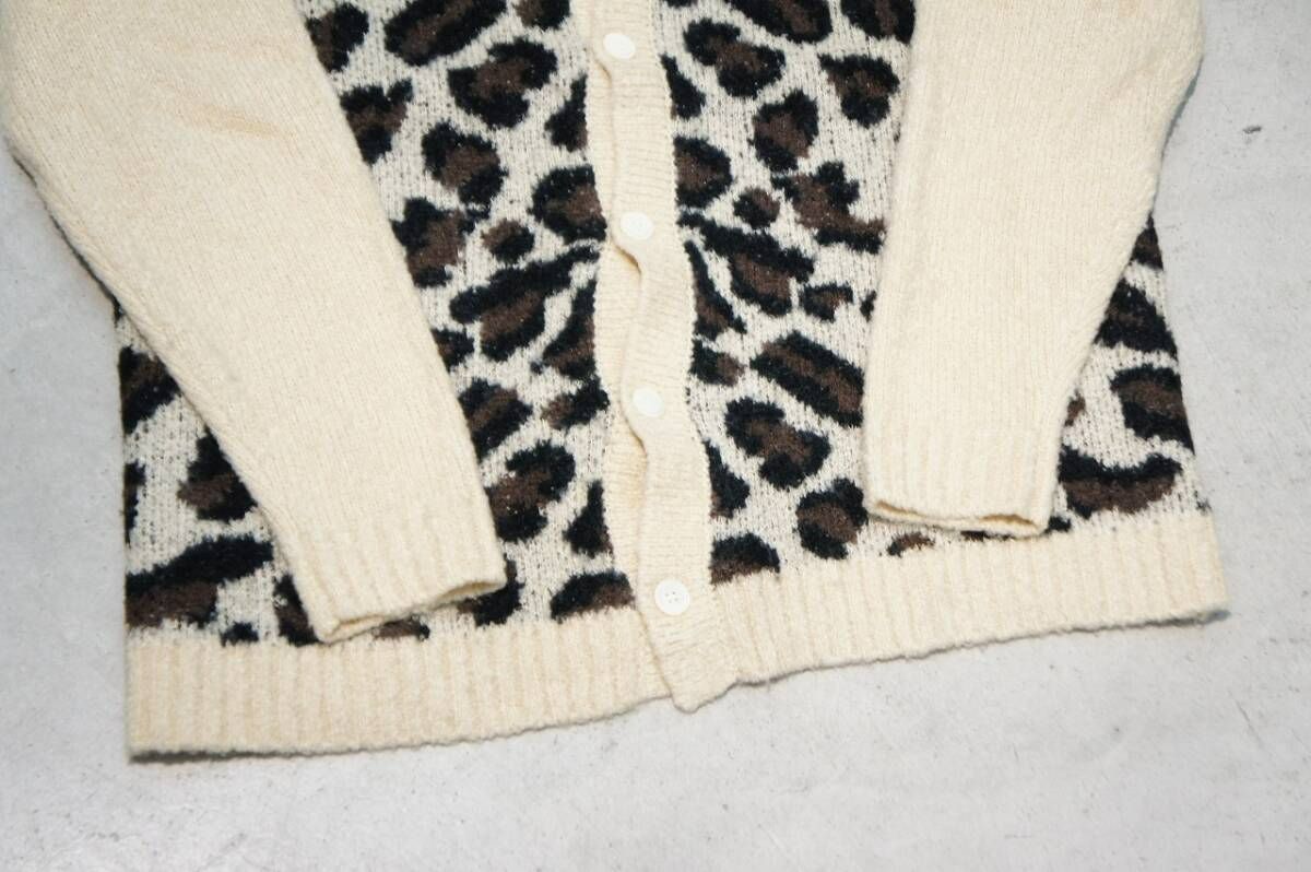 21AW TTT_MSW ティー leopard cardigan レオパード ニット