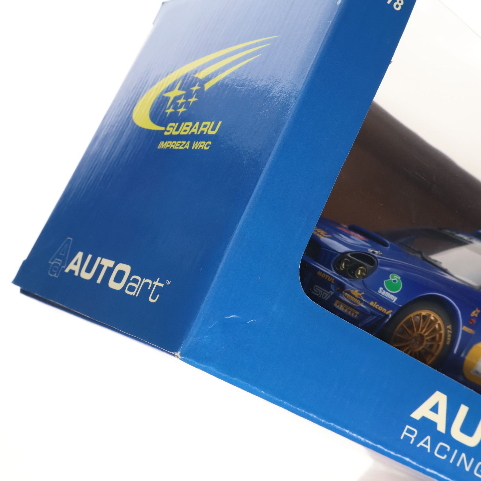 ミニカー Auto art 1/18 スバル インプレッサ WRC2002 モンテカルロ