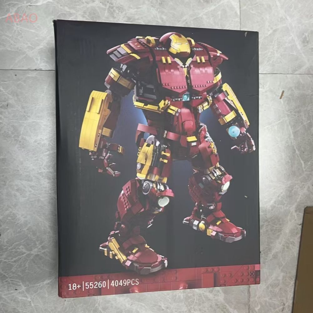 LEGO レゴ互換品 アベンジャーズ ブロック アイアンマン Hulkbuster MK44 4049pcs スーパーヒーロー おもちゃ 玩具 知育玩具 男の子 女の子 子供 組み立て 学習玩具 クリスマス プレゼント 入学 お祝